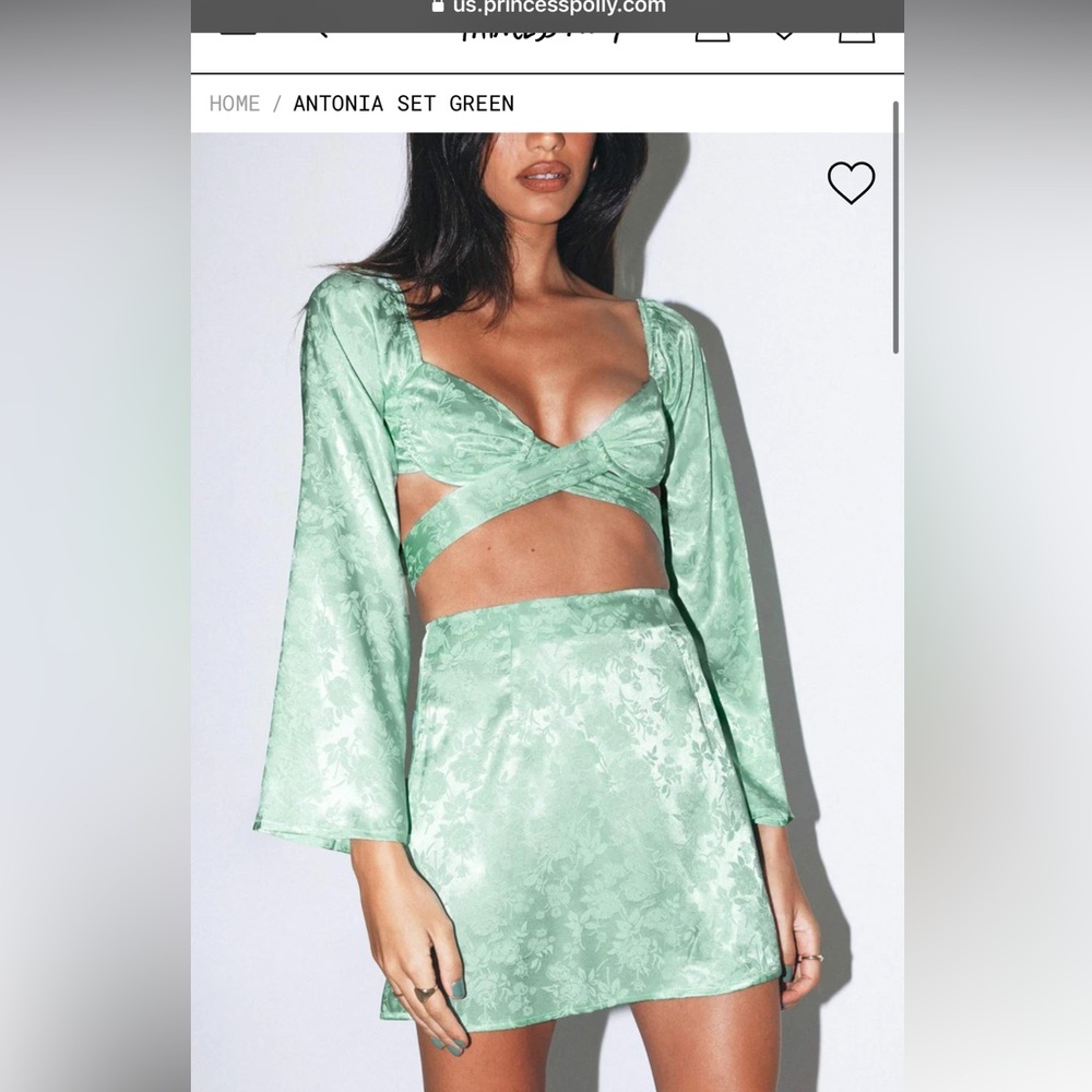 Princess Polly Antonia Set - Green